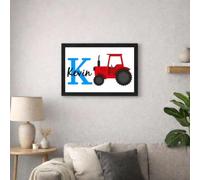 Tractor, Name, Personalised Photo Frame