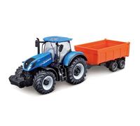 Tractor New Holland T7.315 + Trailer Bburago