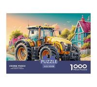 Tractor on Dirt RoadTitanic Jigsaw Puzzles for Adults Rural Farm Scene Style Tackle The 1000-Piece (Advanced) Gauntlet of Impossible, Hard, And Difficult Challenging Puzzle Games - The Defining Gift J