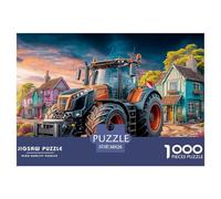 Tractor on Village Road Durable Paper Rural Farm Scene Art Fun Brain Challenge, Suitable for Adults Seeking Relaxing And Rewarding Hobbies 38x26cm/1000pcs