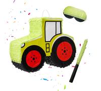 Tractor Party Piñata Set, Birthday Piñata, Farm Piñata