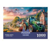 Tractor Plowing FieldEpic 1000-Piece Jigsaw Puzzles for Adults Rural Countryside Scene The Pinnacle of Impossible, Hard, Difficult Challenging Puzzle Educational Games - These Represent The Apex Gift