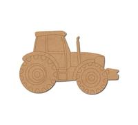 Tractor Pre Marked Shape 3 - Premium MDF & Plywood Embellishments Laser Cut Craft Shapes for Scrapbooking, Card Making, DIY Decor, Weddings & Personalized Projects