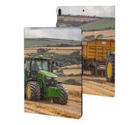 Tractor Pulling An Trailer Cute Tablet Case Compatible with iPad