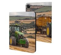 Tractor Pulling An Trailer Cute Tablet Case Compatible with iPad