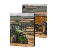 Tractor Pulling An Trailer Cute Tablet Case Compatible with iPad