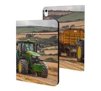 Tractor Pulling An Trailer Cute Tablet Case Compatible with iPad