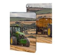 Tractor Pulling An Trailer Cute Tablet Case Compatible with iPad