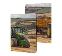 Tractor Pulling An Trailer Cute Tablet Case Compatible with iPad