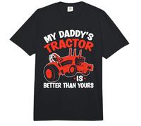 Tractor Pulling Daddy's Tractor Tractor Puller Comfort Colors Adult Heavyweight T-Shirt