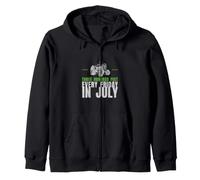Tractor Pulling - Three Hundred Feet Every Friday In July Zip Hoodie