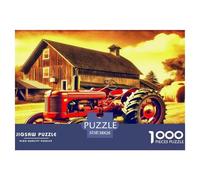 Tractor Puzzle 1000 Piece Farm Puzzles Family Puzzle Game Have Fun Learning 100% Recycled Cardboard for Kids 38x26cm/1000pcs