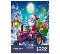 Tractor Puzzle 1000 Piece Jigsaw Adults Kids Puzzles Perfect for Relaxation Whimsical Challenges Extra Fun Unique 1000pcs 38x26cm/1000pcs