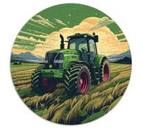 Tractor Puzzle 1000Pc Jigsaw Rotundity Jigsaws Adults Kids Puzzles Colourful Unique Creative Games Adult Home Decoration Educational 1000pcs (67.5x67.5cm)