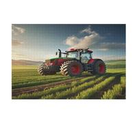 Tractor Puzzle Jigsaw Adults And Teenagers 1000 Pieces Wooden Jigsaw Educational Game Toy Family Decoration (75×50cm)