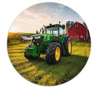 Tractor, Red Barn Jigsaw Puzzles Challenge Toy Educational Games Home Decoration for Adults& Teenager Age 14 Years Up 1000pcs (67.5x67.5cm)