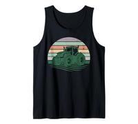Tractor Retro Farm Truck Farming Life Country Farmer Tank Top