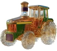 Tractor-Shaped Whiskey Bottle,300ml 3D Tractor-Shaped Whiskey Bottle,Novelty Glass Whiskeys Decanter,Art Sculpture,creatives Car-Themed Empty Bottles,All Wine Wine Container