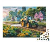 Tractor Spraying Fields Puzzle Rural Farm Scene Style Adult Jigsaws Puzzles for Adults Kids Educational Game Challenge 70x50cm/1000pcs