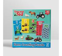 Tractor Ted Farm Counting Puzzle - Numbers 1 to 20