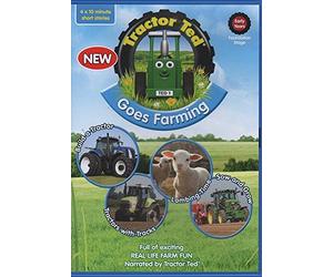 Tractor Ted Goes Farming DVD with 40 minutes run time 4 Farm Fun Stories