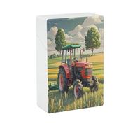 Tractor Theme Cigarette Case Stylish Lightweight Pocket Holder Case for Smoke Waterproof Cigarette Dispenser Cigarettes Accessories for Outdoor Camping Hiking
