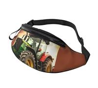 Tractor Theme Fanny Pack Waist Bag For Men Women, Lightweight Adjustable Belt Bag Fashion Hip Bum Bag For Travel Hiking Running