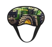 Tractor Theme Sleep Mask for Side Sleeper, Blackout Eye Mask for Women Men, Zero Pressure Sleeping Masks Soft Breathable Eye Cover Comfortable Blindfold Eyeshade for Night Sleep