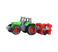Tractor Toy for Kids, Friction Powered Push and Go Vehicle for Ages 3+, green