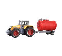 Tractor Toy for Kids, Friction Powered Push and Go Vehicle for Ages 3+, orange