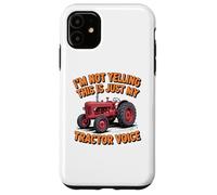 Tractor Voice Sarcastic Farmer Big Mouth Attitude Case for iPhone 11