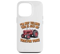 Tractor Voice Sarcastic Farmer Big Mouth Attitude Case for iPhone 13 Pro