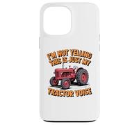 Tractor Voice Sarcastic Farmer Big Mouth Attitude Case for iPhone 13 Pro Max