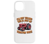 Tractor Voice Sarcastic Farmer Big Mouth Attitude Case for iPhone 14 Plus