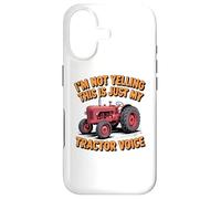Tractor Voice Sarcastic Farmer Big Mouth Attitude Case for iPhone 17