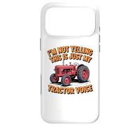 Tractor Voice Sarcastic Farmer Big Mouth Attitude Case for iPhone 17 Pro Max