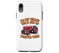 Tractor Voice Sarcastic Farmer Big Mouth Attitude Case for iPhone XR