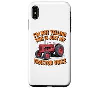 Tractor Voice Sarcastic Farmer Big Mouth Attitude Case for iPhone XS Max