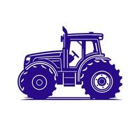 Tractor Wall Decal Tire Marks Tractor Farm Wall Sticker Racing Road Tire Track Decal Vinyl Removable Wall Decor Sticker-XL-75x105cm