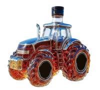 Tractor Whisky Bottle, 300 Ml Whisky Decanter Bottle, Leak-Proof Empty Wine Dispenser, 3D Drink Container for Family Celebrations, Parties, Christmas, Weddings, Drinks