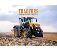 Tractors 2026 Calendar - A3 Size 42 x 30 cm, 12 Months of Great Photography