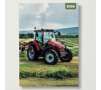 Tractors - 2026 Red Robin A5 Padded Diary Planner Farm Machinery Collection