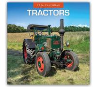 Tractors 2026 Square Wall Calendar