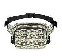 Tractors Car Pattern Waist Bag Multifunction Pack for Travel Sport Running Fanny Pack Bumbag Pouch Purse Belt Bag for Women Men Kids Girls Boys