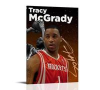 Tracy McGrady Canvas Wall Art Living Modern Family Bedroom Music Movie Cartoon Poster 08x12inch(20x30cm) Frame-style
