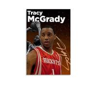 Tracy McGrady Canvas Wall Art Living Modern Family Bedroom Music Movie Cartoon Poster 24x36inch(60x90cm) Unframe-style