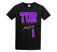 Tracy McGrady Vintage Toronto Raptor Vince Carter T-Shirt Black Mens Tees XL