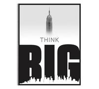 TracyArt Motivational Wall Decor for Office, Think Big - Inspirational Posters, Motivational Posters, Unframed 13" x 17"
