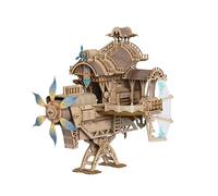 TRACYE 3D Wooden Puzzle, DIY Star Domain Speed Cruiser, Steampunk Jigsaw, Self Assembly Flyship Kit for DIY Crafting, Gift for Teens Adults