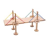 TRACYE Cable Stayed Bridge 3D Wooden Puzzle,for Steam Science Experiment Craft,Encourages Creativity Imagination,Learning Scientific Principles